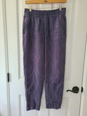 Athleta Straight Leg Linen Pants